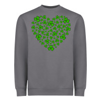 Storm shamrock heart Heavyweight Sweatshirt - Artiststas