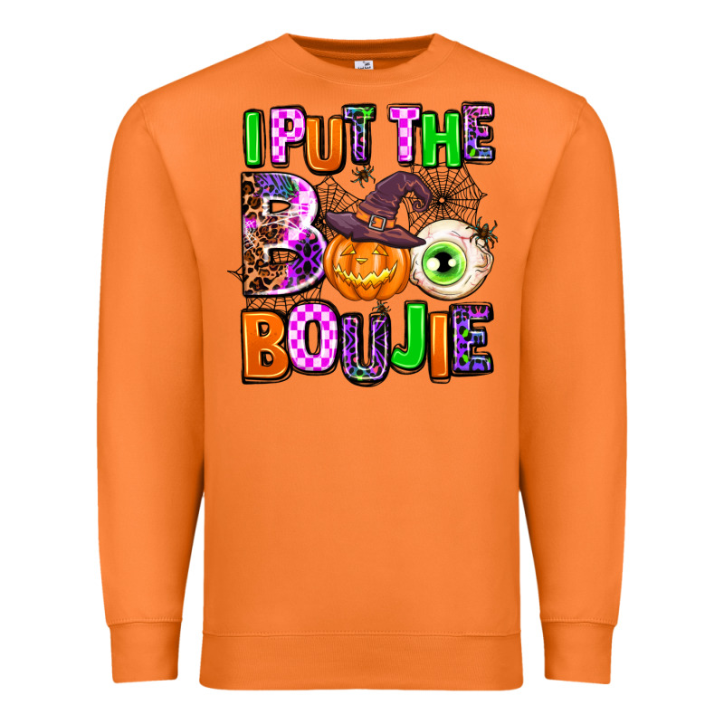 Hallowen Boo Premium Sweatshirt by AdoDesignShop | Teevron