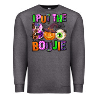 Charcoal Heather Hallowen Boo Premium Sweatshirt - AdoDesignShop
