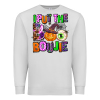 Dove Grey Hallowen Boo Premium Sweatshirt - AdoDesignShop