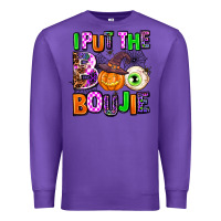 Purple Hallowen Boo Premium Sweatshirt - AdoDesignShop