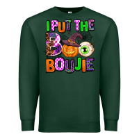 Sports Green Hallowen Boo Premium Sweatshirt - AdoDesignShop