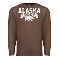 Chestnut Alaska Mountains Forest Hunting Usa Premium Sweatshirt - longCreatives