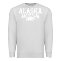 Dove Grey Alaska Mountains Forest Hunting Usa Premium Sweatshirt - longCreatives