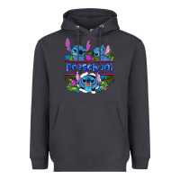 Smoke preview flower stitch blue preschool Heavyweight Hoodie - AdoDesignShop
