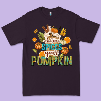 Whatever Spices Your Pumpkin Premium Tee Designed By Texasbilliewilder
