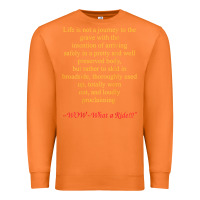 Carrot Life Is Not A Journey To The Grave With The Intention Premium Sweatshirt - longCreatives