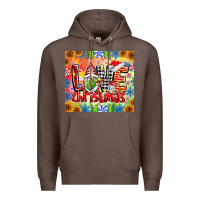 Coffee Love Christmas gnome Premium Hoodie - CowhideDigitalArt