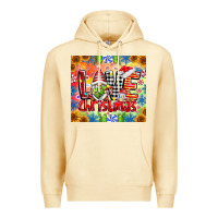 Pina Colada Love Christmas gnome Premium Hoodie - CowhideDigitalArt