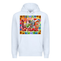 White Love Christmas gnome Premium Hoodie - CowhideDigitalArt