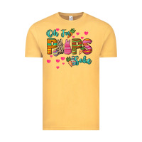 Vintage Mustard Oh for peeps sake Easter Day Vintage Tee - HowdyJamesFarm