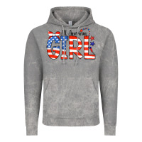 Cloud Rock All American Girl Bandana Vintage Hoodie - CowCowDesign
