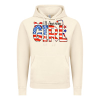 Vintage Artic All American Girl Bandana Vintage Hoodie - CowCowDesign