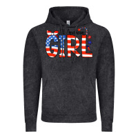 Vintage Black All American Girl Bandana Vintage Hoodie - CowCowDesign