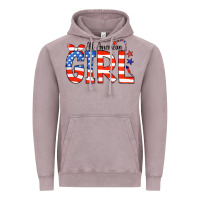 Vintage Zinc All American Girl Bandana Vintage Hoodie - CowCowDesign