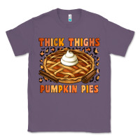 Lavender Thick Thighs Pumpkin Pies Classic Tee - Artiststas