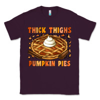 Plum Thick Thighs Pumpkin Pies Classic Tee - Artiststas
