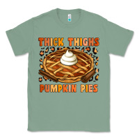 Sage Thick Thighs Pumpkin Pies Classic Tee - Artiststas