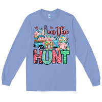 Colony Blue Easter gnomes on the hunt Long Sleeve Tee - OliviaCreatesArt