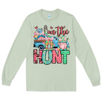 Matcha Easter gnomes on the hunt Long Sleeve Tee - OliviaCreatesArt