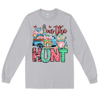 Moon Dust Easter gnomes on the hunt Long Sleeve Tee - OliviaCreatesArt