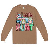 Toasted Coconut Easter gnomes on the hunt Long Sleeve Tee - OliviaCreatesArt