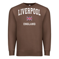 Chestnut Liverpool England Vintage Athletic Sports Design Premium Sweatshirt - longCreatives