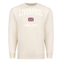 Sandshell Liverpool England Vintage Athletic Sports Design Premium Sweatshirt - longCreatives