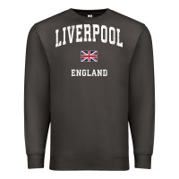 Smoke Liverpool England Vintage Athletic Sports Design Premium Sweatshirt - longCreatives