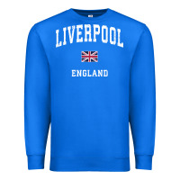 True Royal Liverpool England Vintage Athletic Sports Design Premium Sweatshirt - longCreatives