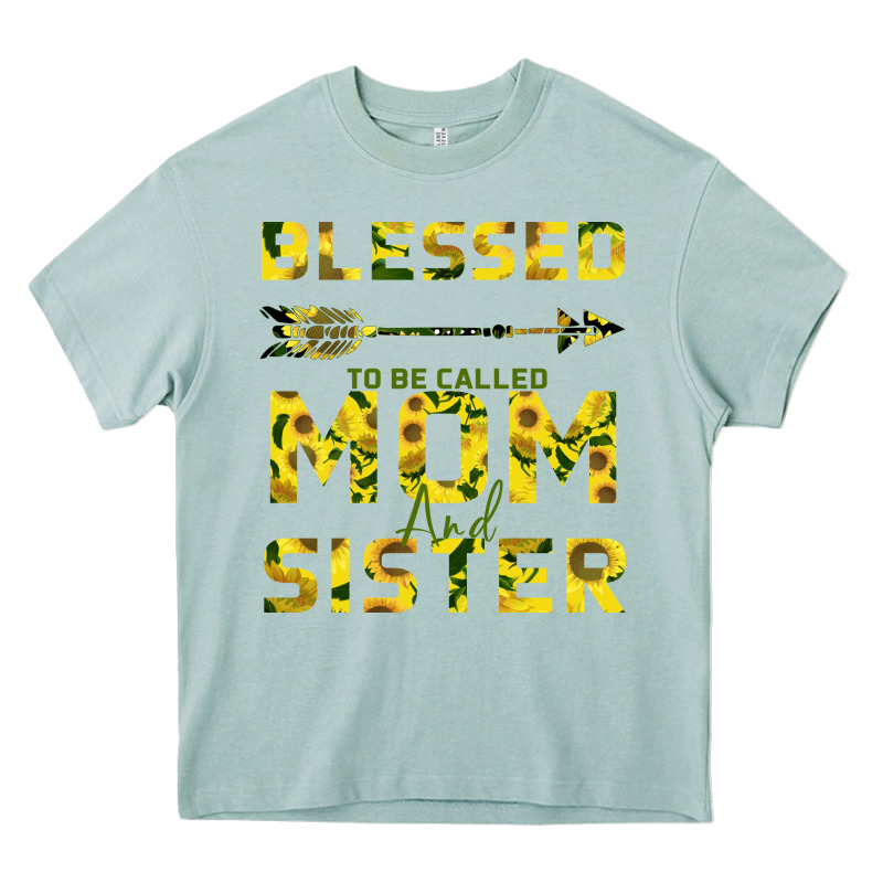 Blessed Mom And Sister Heavy Core Tee by Bettercallsaul | Teevron