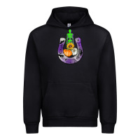 Black horseshoe halloween Urban Hoodie - AdoDesignShop