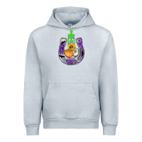 Heather Grey horseshoe halloween Urban Hoodie - AdoDesignShop