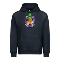 Navy horseshoe halloween Urban Hoodie - AdoDesignShop