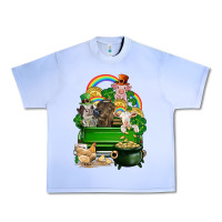 Grape Ice St. Patrick's Day animal truck Urban Heavy Tee - CowGirlArtShop