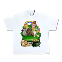 White St. Patrick's Day animal truck Urban Heavy Tee - CowGirlArtShop