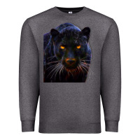 Charcoal Heather Black Panther, Big Cat T Premium Sweatshirt - longCreatives