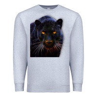 Heather Grey Black Panther, Big Cat T Premium Sweatshirt - longCreatives