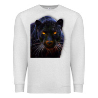 Oatmeal Heather Black Panther, Big Cat T Premium Sweatshirt - longCreatives