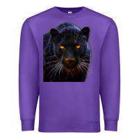 Purple Black Panther, Big Cat T Premium Sweatshirt - longCreatives