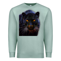Seafoam Black Panther, Big Cat T Premium Sweatshirt - longCreatives