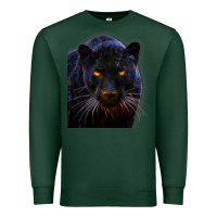 Sports Green Black Panther, Big Cat T Premium Sweatshirt - longCreatives