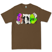 Cacao Boo Ghost Cat Premium Tee - texasbilliewilder