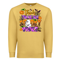 Antique Gold thick thighs spooky vibes Premium Sweatshirt - AdoDesignShop