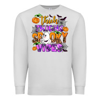 Dove Grey thick thighs spooky vibes Premium Sweatshirt - AdoDesignShop