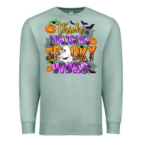 Seafoam thick thighs spooky vibes Premium Sweatshirt - AdoDesignShop