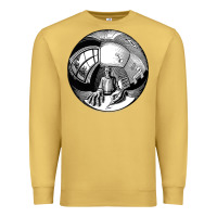 Antique Gold M.C. Escher Spherical Self Portrait Premium Sweatshirt - longCreatives