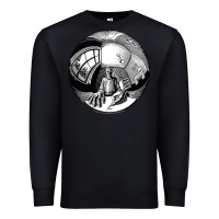 Black M.C. Escher Spherical Self Portrait Premium Sweatshirt - longCreatives