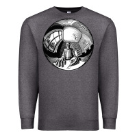 Charcoal Heather M.C. Escher Spherical Self Portrait Premium Sweatshirt - longCreatives