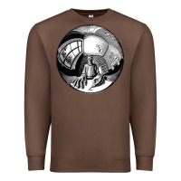 Chestnut M.C. Escher Spherical Self Portrait Premium Sweatshirt - longCreatives